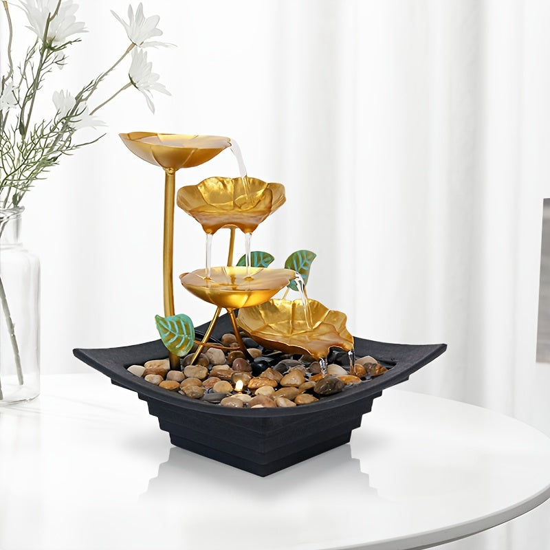 Fonte Decorativa de Mesa USB - Relaxamento e Elegância