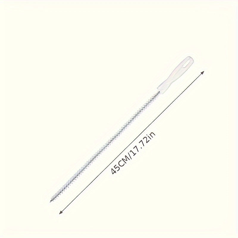 Escova Flexível para Limpeza de Ralos - Ferramenta Desentupidora de Tubos, Acessório para Banheiro