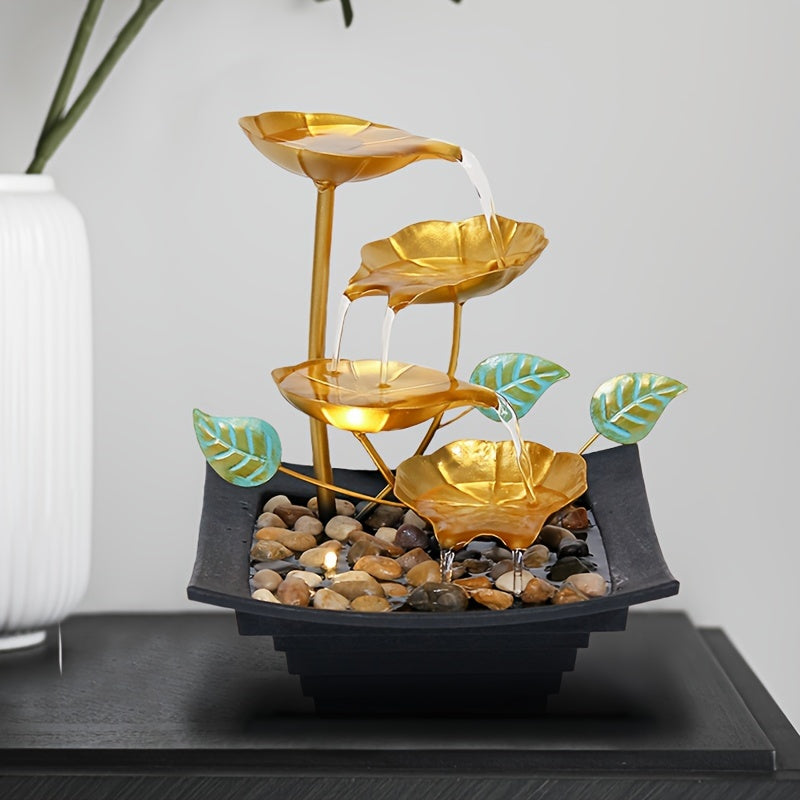 Fonte Decorativa de Mesa USB - Relaxamento e Elegância
