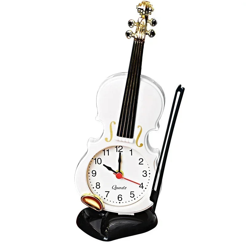 Relógio Despertador Violino Infantil - Estilo Retrô