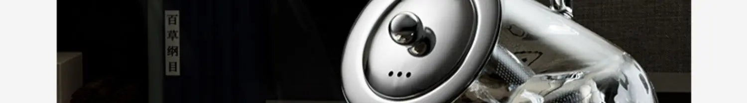 Bule de Vidro Resistente com Infusor de Chá Inox