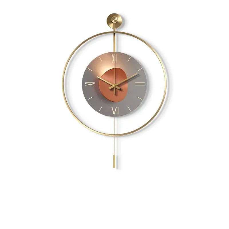 Relógio de parede estético de luxo grande sala estar arte interior mural design quartos relógio parede coreano wanduhr decorações para casa