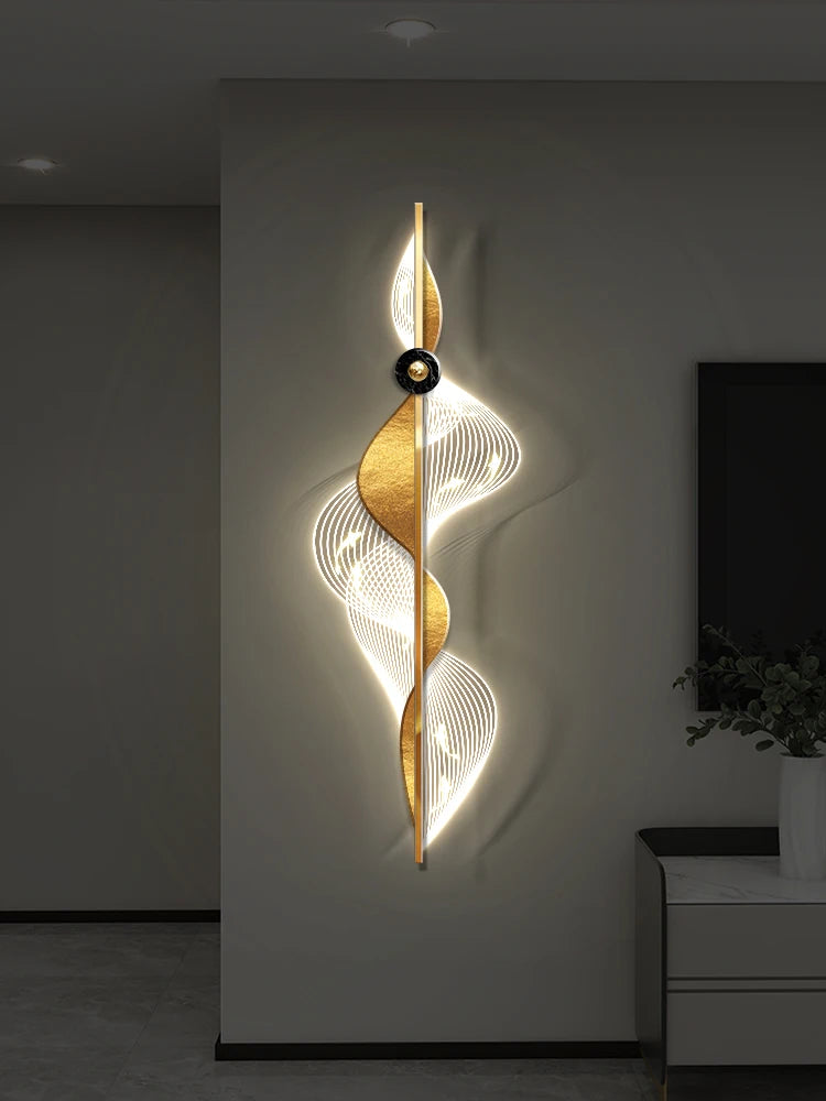 Arandela de Luxo Decorativa para Painel de TV