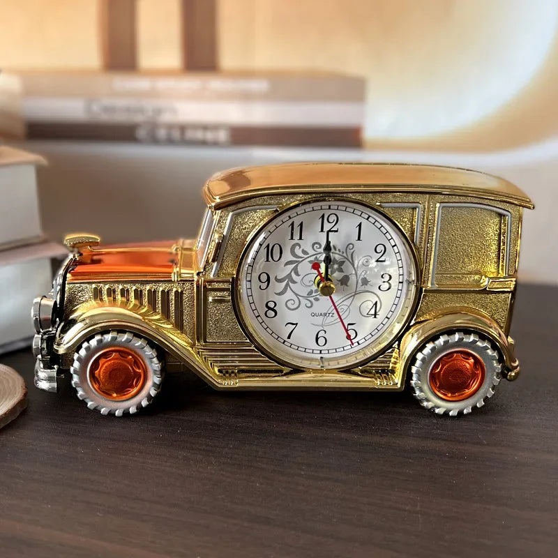 Relógio de Mesa Vintage Carro - Despertador Elegante
