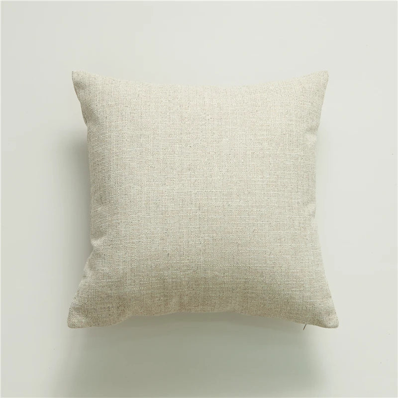 Capa de Almofada Linho Decorativa para Sofá e Sala
