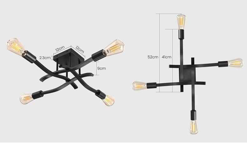 Luminária de Teto Moderna Minimalista Nordic