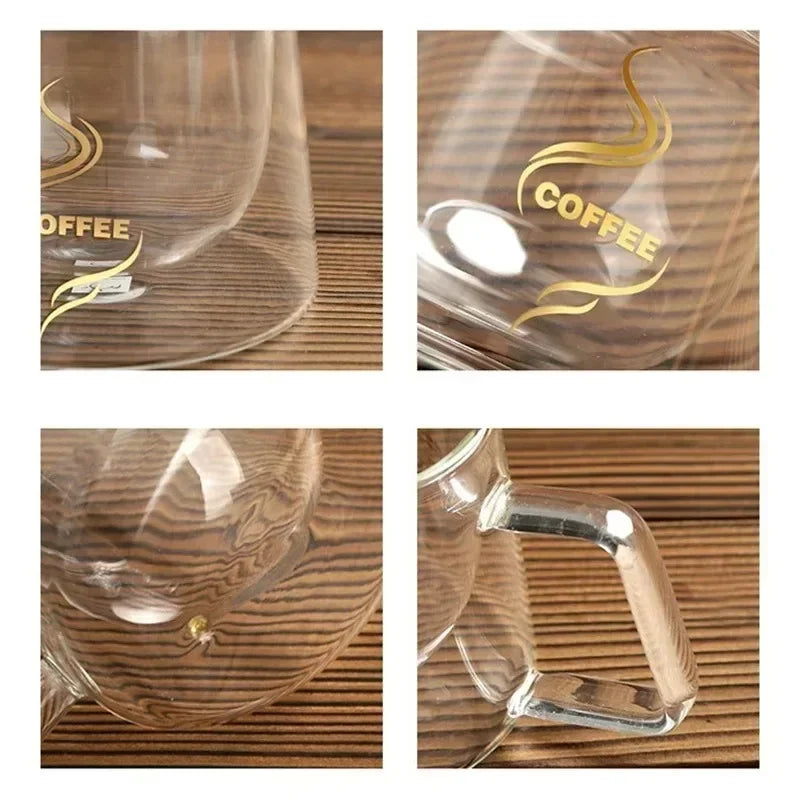 Copo de Vidro Duplo 170ml com Alça - Elegância e Funcionalidade