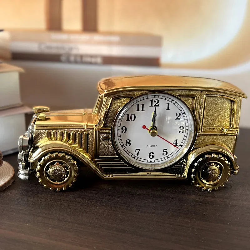 Relógio de Mesa Vintage Carro - Despertador Elegante