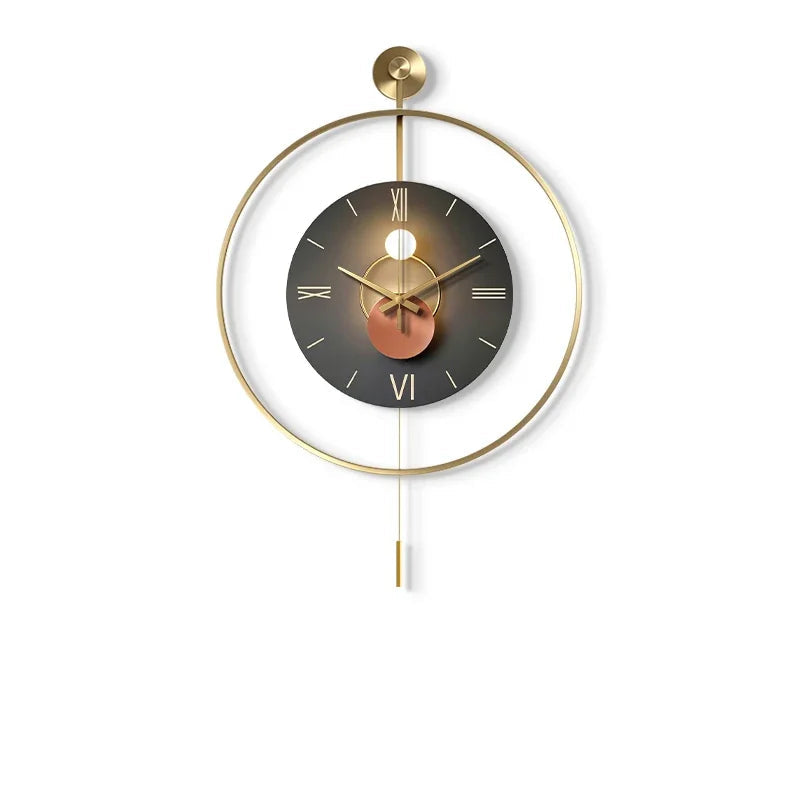 Relógio de parede estético de luxo grande sala estar arte interior mural design quartos relógio parede coreano wanduhr decorações para casa
