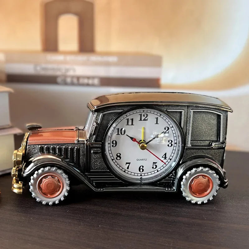 Relógio de Mesa Vintage Carro - Despertador Elegante