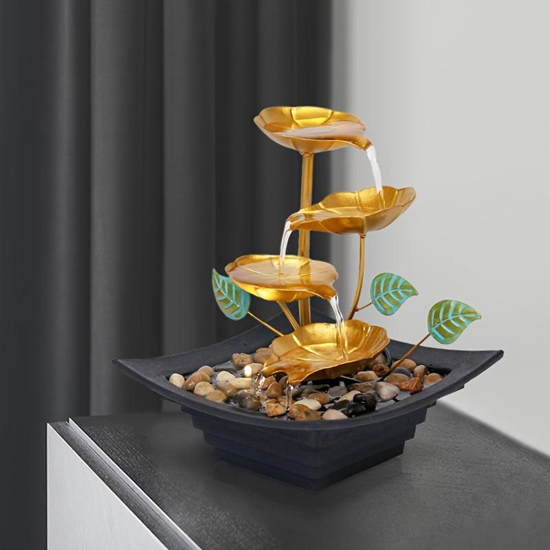 Fonte Decorativa de Mesa USB - Relaxamento e Elegância