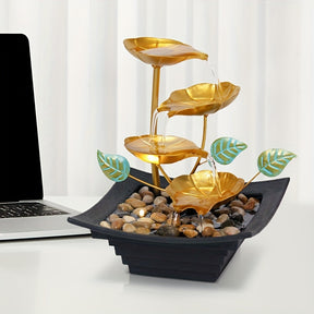 Fonte Decorativa de Mesa USB - Relaxamento e Elegância