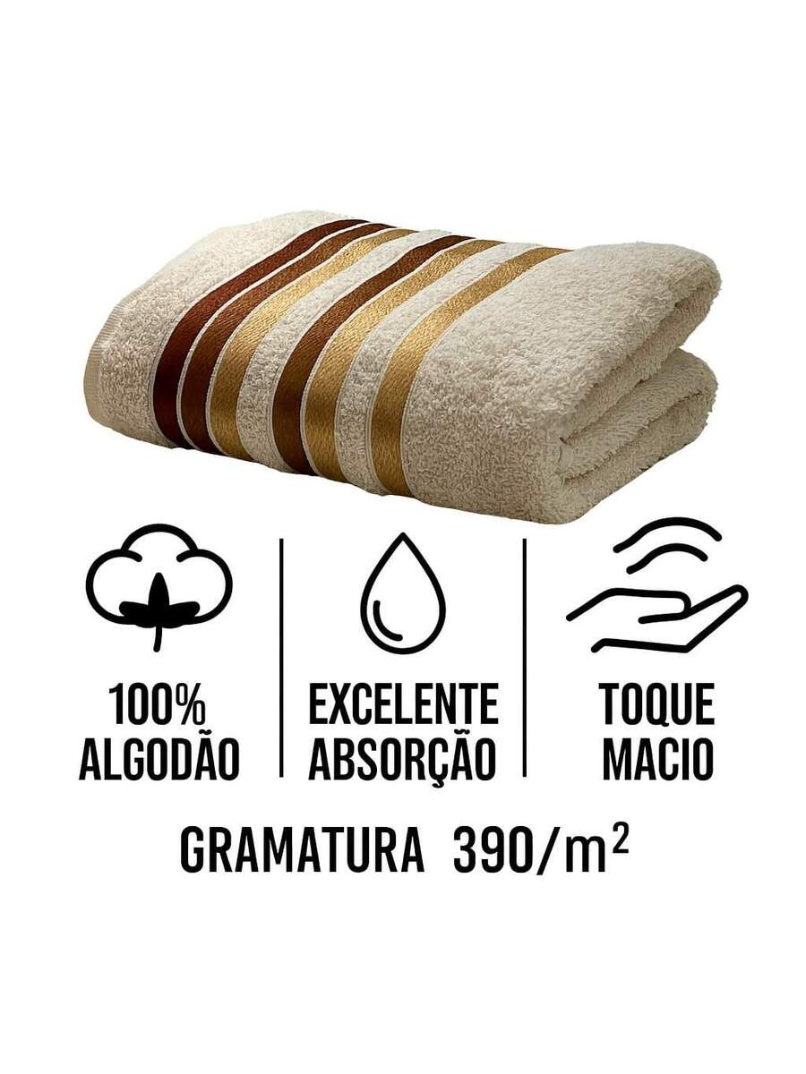 Jogo de Toalhas 100% Algodão – Macias, Felpudas e de Alta Absorção