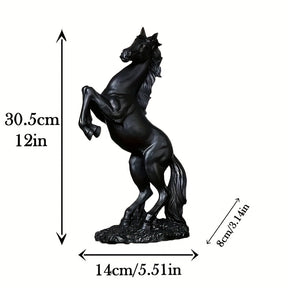 Elegante Estátua de Cavalo de Resina