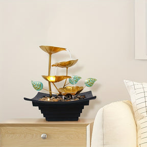 Fonte Decorativa de Mesa USB - Relaxamento e Elegância