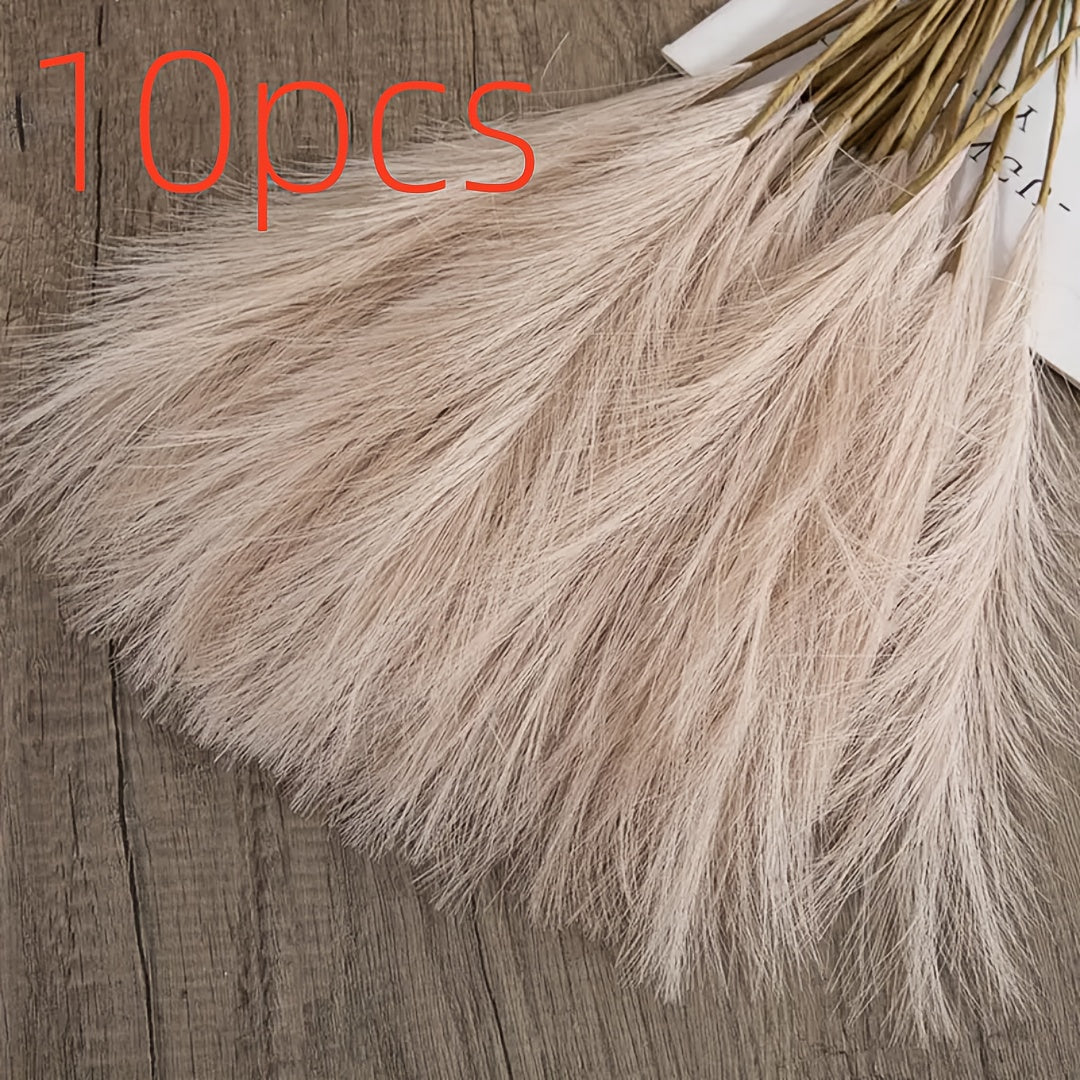 Conjunto de 10 Mini Pampas Artificiais