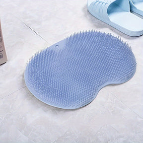 Escova Massageadora Antiderrapante para Pés com Almofada Esfoliante - Melhora a Circulação e Higieniza os Pés