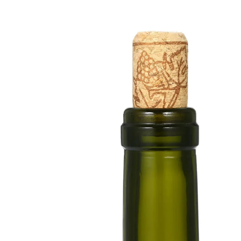 Rolhas de Vinho Naturais Reutilizáveis - Kit para Engarrafamento e Artesanato