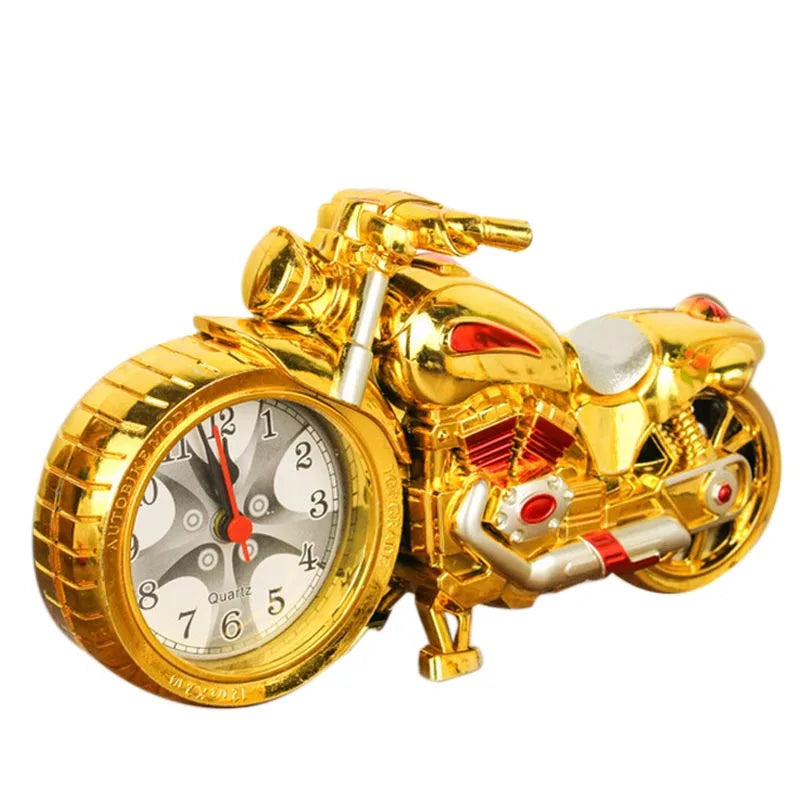 Relógio Despertador Motocicleta Estiloso e Criativo
