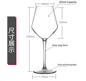 Taças de Vinho em Plástico Inquebrável - Kit para Bar