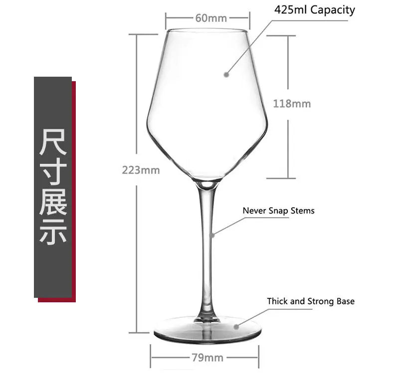 Taças de Vinho em Plástico Inquebrável - Kit para Bar