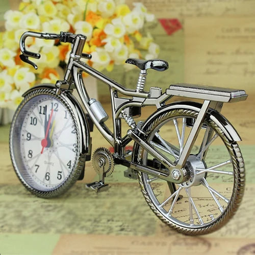 Relógio Despertador Bicicleta Vintage - Decoração Criativa