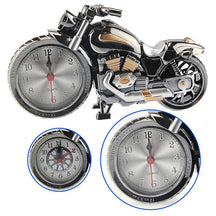 Criativo motocicleta moto padrão despertador relógio de mesa criativo casa presente de aniversário relógio legal (tipo roda foi aleatoriamente)