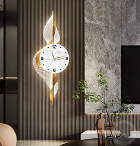 Relógio de Parede LED Luxo Moderno para Sala