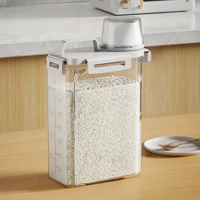Caixa Hermética para Grãos 2,5L - Pote Organizador de Cozinha