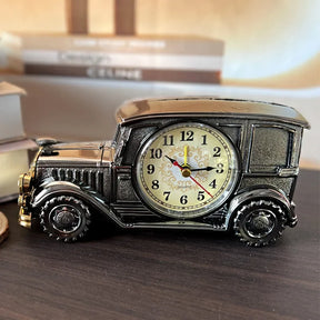 Relógio de Mesa Vintage Carro - Despertador Elegante