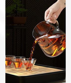 Bule de Vidro Resistente com Infusor de Chá Inox