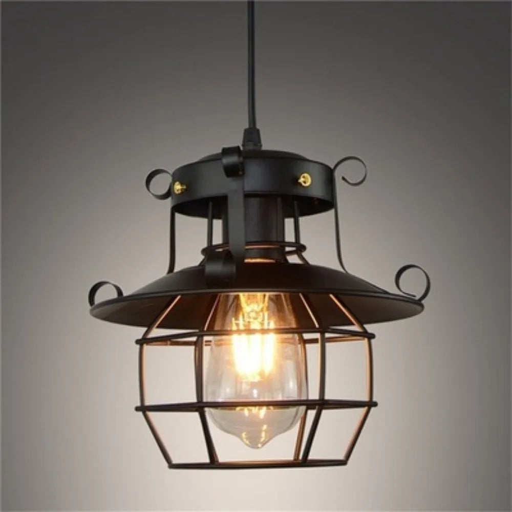 Lustre Industrial Retrô para Restaurante e Corredor