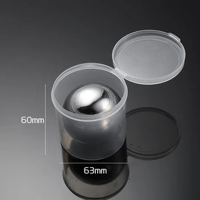 Bolas de Gelo em Aço Inoxidável para Whisky - Resfriamento Rápido