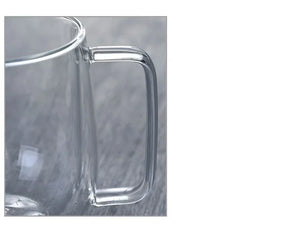Caneca de Vidro Borossilicato Dupla Parede 150-350ml