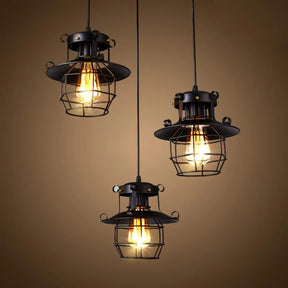 Lustre Industrial Retrô para Restaurante e Corredor