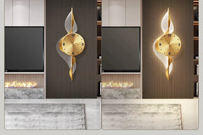 Grandes relógios de parede LED para decoração de sala, Modern Luxury Home Decor, Fashion Digital Watch