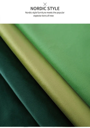 Capa de Almofada Veludo Verde Nórdica para Sofá
