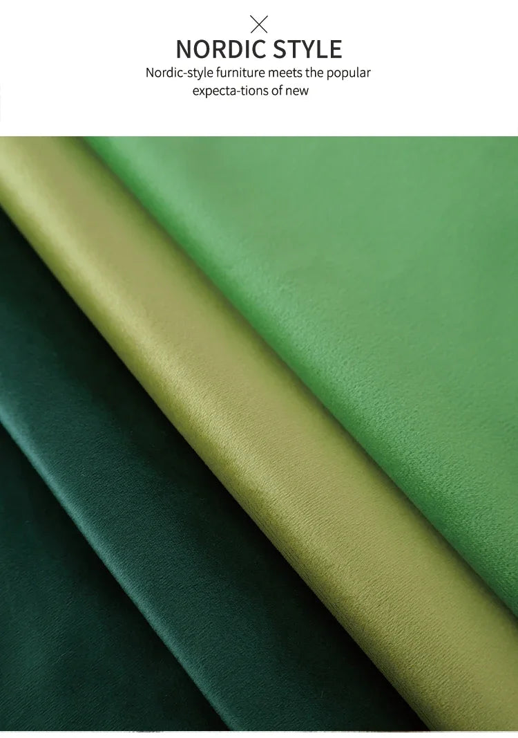 Capa de Almofada Veludo Verde Nórdica para Sofá