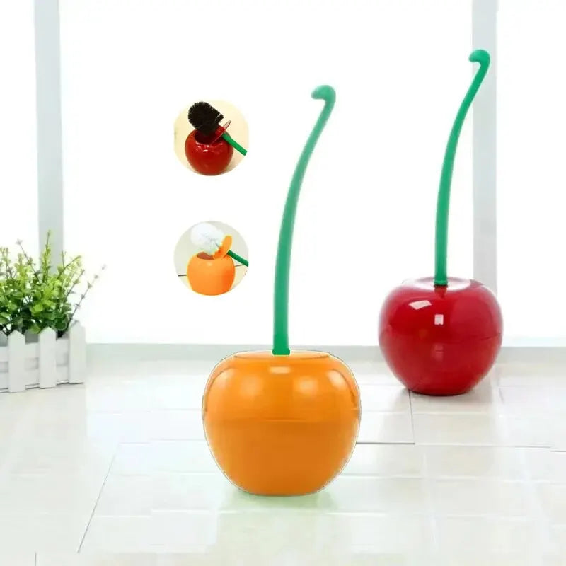 Escova de Toalete Criativa em Forma de Cereja