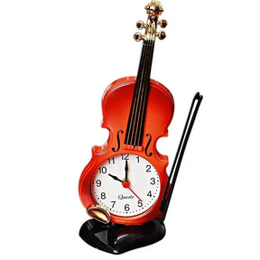Relógio Despertador Violino Infantil - Estilo Retrô