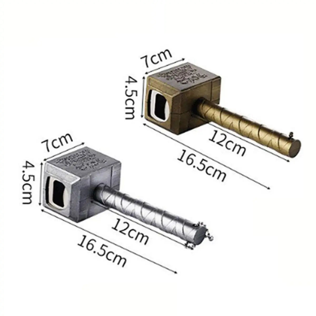 Abridor de Garrafas Criativo em Forma de Martelo - 16,5cm