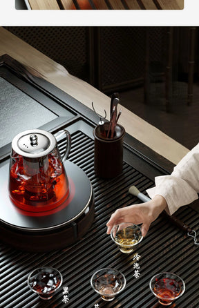 Bule de Vidro Resistente com Infusor de Chá Inox