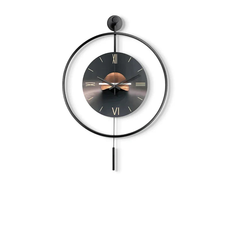 Relógio de parede estético de luxo grande sala estar arte interior mural design quartos relógio parede coreano wanduhr decorações para casa