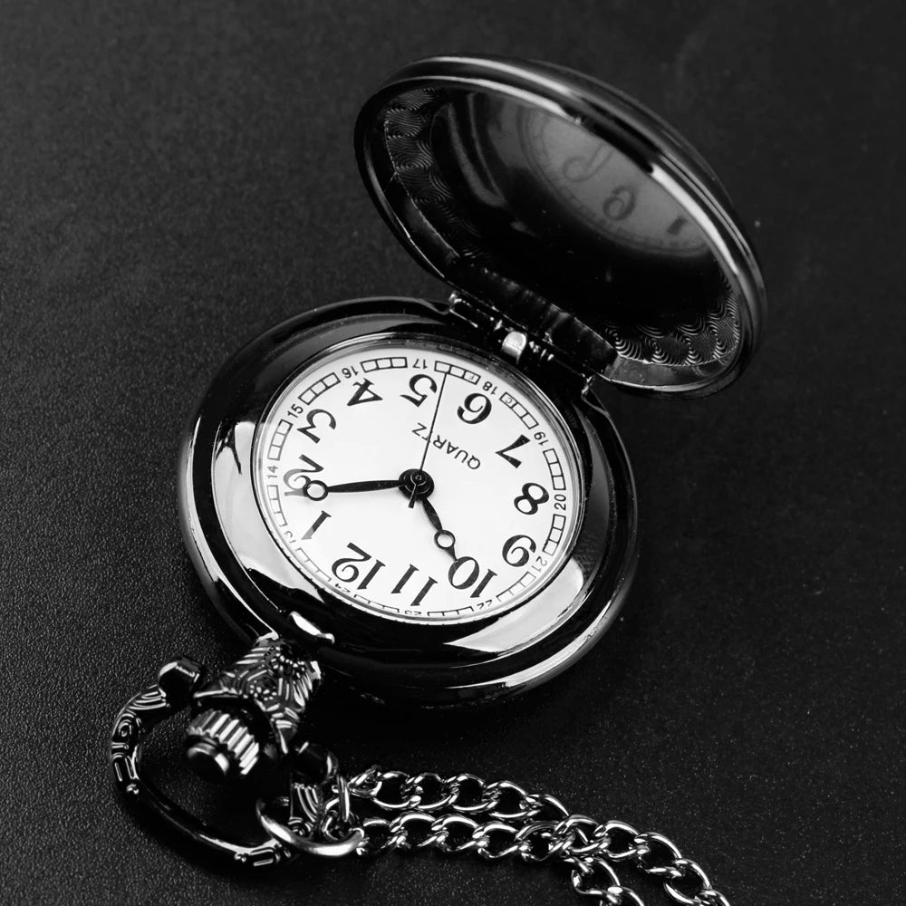 Relógio de Bolso Vintage com Corrente - Justiça e Equidade