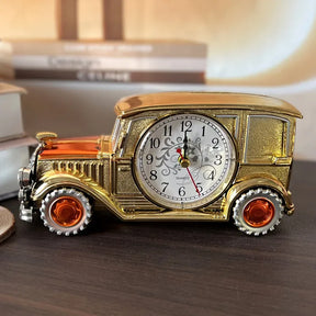 Relógio de Mesa Vintage Carro - Despertador Elegante
