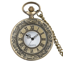 Preto numerais romanos relógio de bolso de quartzo preto feminino caso oco steampunk vintage pingente colar melhores presentes para homem