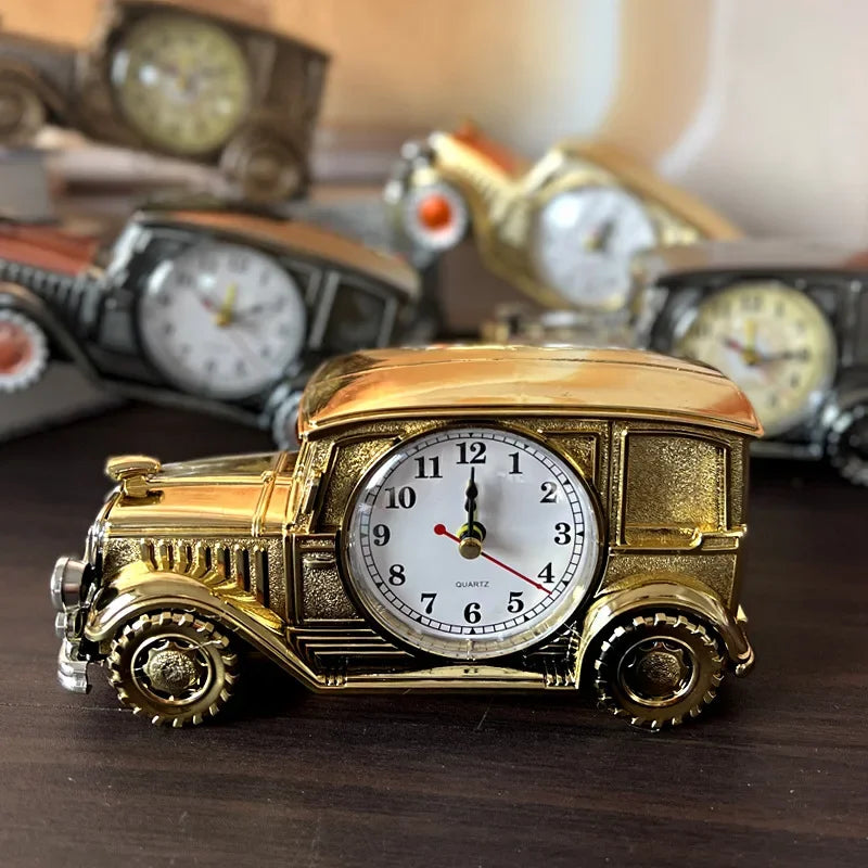 Relógio de Mesa Vintage Carro - Despertador Elegante