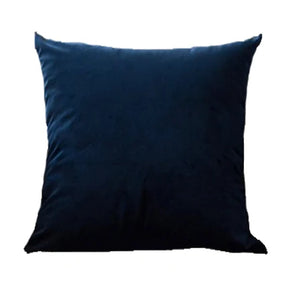 Capa de Almofada de Veludo Azul Marinho Estilo Nórdico
