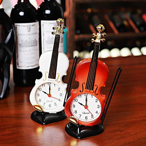 Relógio Despertador Violino Infantil - Estilo Retrô