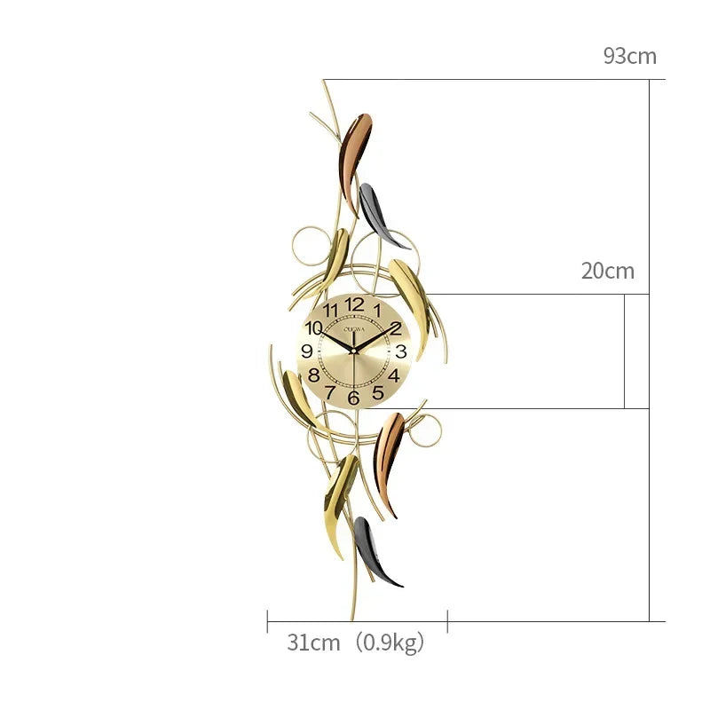 Relógio de parede, Relógio de parede, Arte em ferro, Decoração de casa, Relógio de parede, Nova atmosfera, 2024